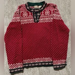 Holiday Snowflake Nordic Sweater